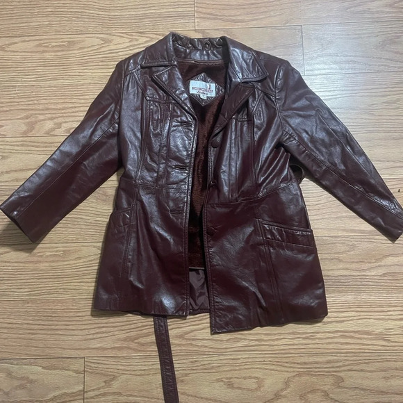 Vintage 1970s Leather Jacket 12 - Picture 1 of 5